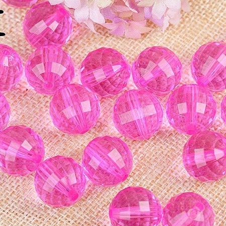 Transparent Acrylic Beads TACR-NH0001-E-08-1