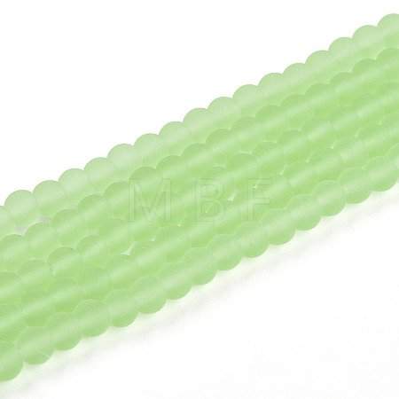 Transparent Glass Beads Strands GLAA-T032-T4mm-MD17-1