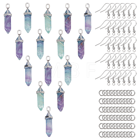 95Pcs 3 Style DIY Dangle Earring Making Kits DIY-SC0015-76B-1