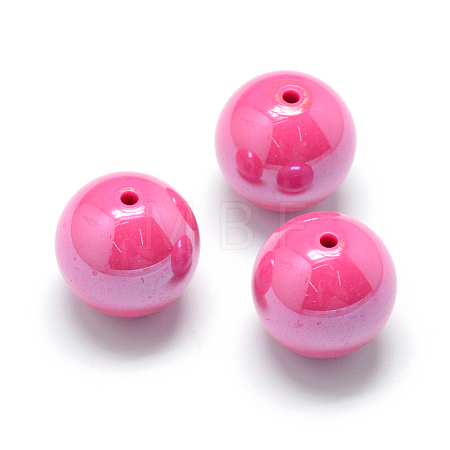 Pearlized Style Acrylic Beads LS-MACR-S826-12mm-H-1