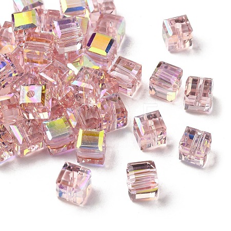 Electroplated Glass Beads EGLA-G040-01A-AB02-1