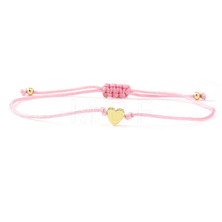 Valentine's Adjustable Braided Polyester Cord Bracelets GM2838-4-1