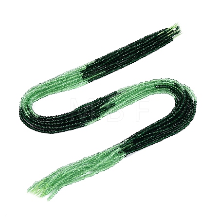 Transparent Glass Beads Strands GLAA-N074-01A-08-1