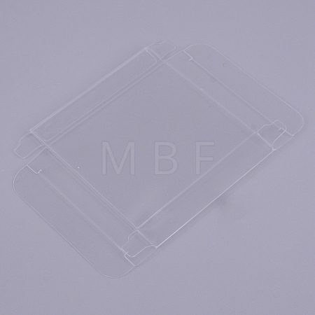 Transparent PVC Box Candy Treat Gift Box CON-WH0074-09-1