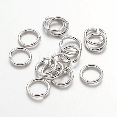 Brass Open Jump Rings JRC7mm-NF-1