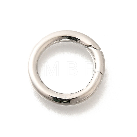 Brass Spring Gate Rings KK-L225-012P-1