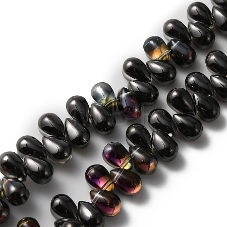 Electroplate Glass Beads GLAA-WH0023-29F-1