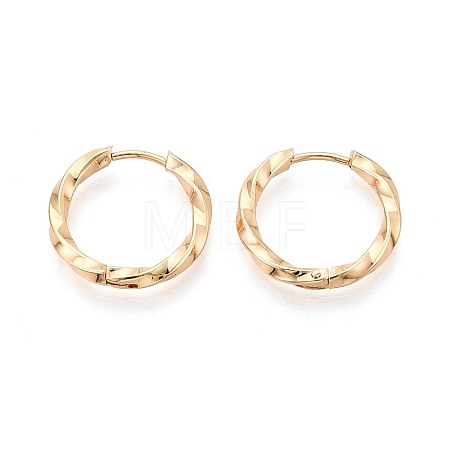 304 Stainless Steel Hoop Earrings STAS-T074-50G-1