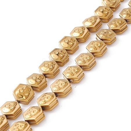Electroplate Synthetic Non-magnetic Hematite Beads Strands G-I317-01E-1