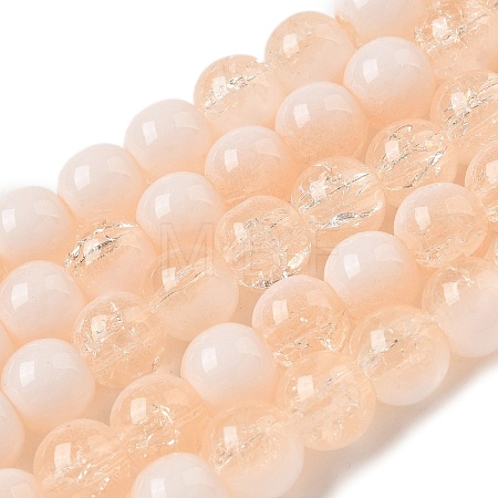 Crackle Glass Beads X1-GLAA-U001-8mm-05-1