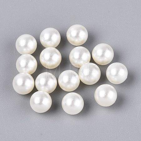 ABS Imitation Pearl Acrylic Beads OACR-S011-5mm-01-1
