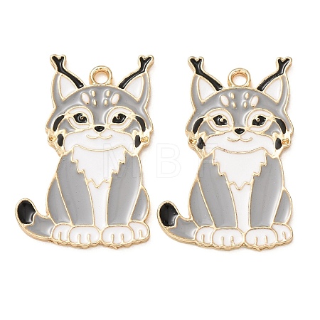 Alloy Enamel Pendants AL-CBA5FAE-02G-D-1