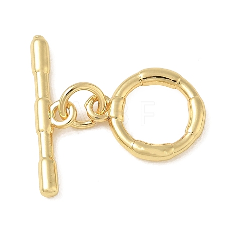 Brass Toggle Clasps KK-CBAFC6C-07D-G-1