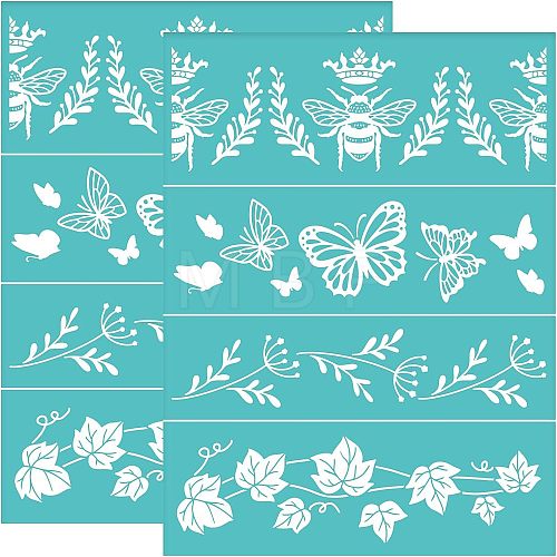 Self-Adhesive Silk Screen Printing Stencil DIY-WH0338-047-1