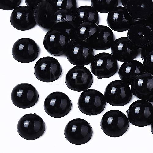 ABS Plastic Cabochons OACR-S012-6mm-Z25-1