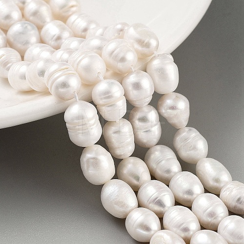 Natural Cultured Freshwater Pearl Beads Strands PEAR-P062-13A-1