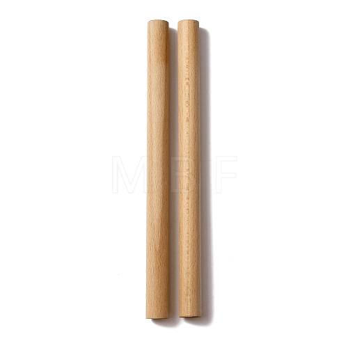 Unfinished Beech Wood Rods WOOD-WH0027-28D-1
