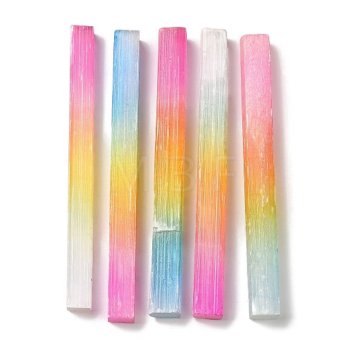 Electroplated Natural Selenite Sticks Wands G-B034-02A-1