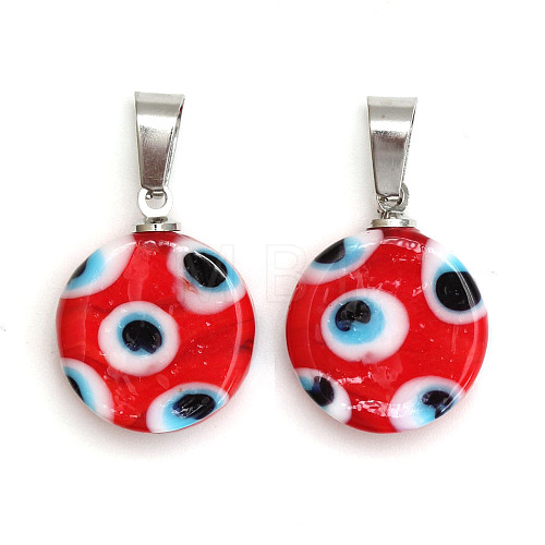 Lampwork Pendants PW-WG23609-10-1