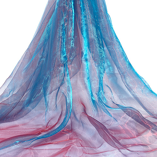 Polyester Organza Fabric DIY-WH0021-45C-1