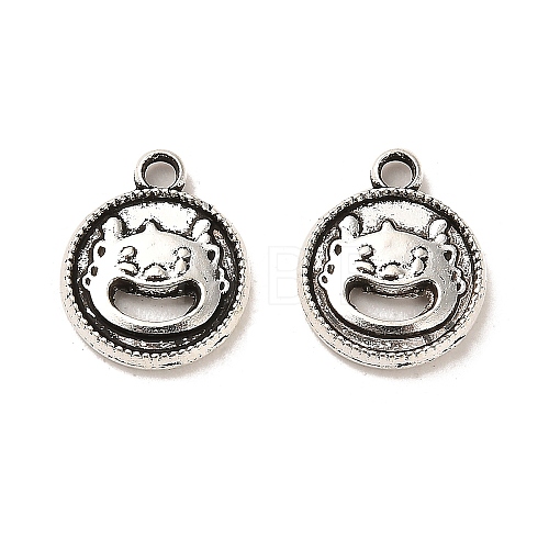 Tibetan Style Alloy Charmss FIND-C043-037AS-1