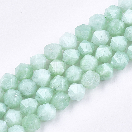 Natural Myanmar Jade/Burmese Jade Beads Strands X-G-T108-27B-1