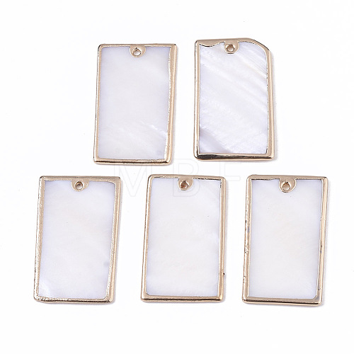 Natural Freshwater Shell Pendants X-SHEL-S276-77-1