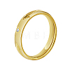 Arrow Pattern Stainless Steel Finger Ring for Women HA9923-3-1