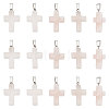 Unicraftale 16Pcs Religion Natural Rose Quartz Pendants G-UN0001-08B-1