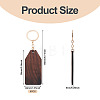 Walnut Wood Pendant Keychains KEYC-TAC0034-06E-4