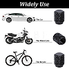 8Pcs Rubber Rhinestone Tire Valve Stem Caps FIND-GF0009-36A-5