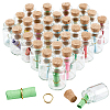 30Pcs Clear Glass Cork Wishing Bottles AJEW-SC0004-34-1