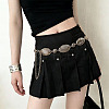 Alloy Twisted Oval Cutout Waist Chains WG99287-02-1