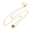 Brass Pave Cubic Zirconia Birth Stone Constellation Pendant Cable Chain Necklaces LS-NJEW-D334-01G-09-4
