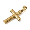 Easter 304 Stainless Steel Pendants STAS-G400-04G-07-2