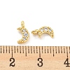 Rack Plating Brass Micro Pave Cubic Zirconia Charms KK-C038-02G-3