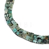 Natural African Turquoise(Jasper) Beads Strands X-G-B129-A20-01-4