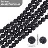5 Strands Natural Lava Rock Round Beads Strands G-LT0001-02A-02-2