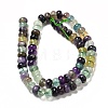 Natural Colorful Fluorite Beads Strands G-D481-19B-6