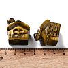 Natural Tiger Eye Carved Healing House Figurines DJEW-P015-01D-3
