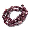 Natural Red Tourmaline Beads Strands G-G018-33-3