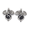 Natural Obsidian Pendants G-P491-02AS-05-1