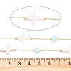 Handmade Round & Cross Natural Shell Beaded Chains CHS-P019-03G-C-2