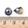 Electroplated Glass Beads GLAA-K062-01A-FR10-3
