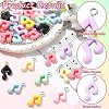 40Pcs Opaque Resin Pendants RESI-CJ0005-30-3