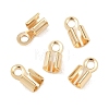 Brass Folding Crimp Ends KK-C163-08G-1