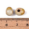 Handmade Crackle Porcelain Beads PORC-Q008-06B-11-3