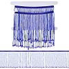 1 Yard Glass Beaded Tassel Ribbon DIY-FG0010-38B-1