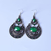 Bohemian Style Teardrop Alloy Dangle Earrings FS-WG803BC-02-1