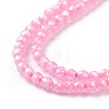 Cubic Zirconia Beads Strands G-F596-48G-3mm-4